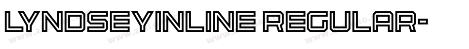 LyndseyInline Regular字体转换